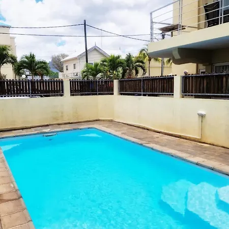 Modern Air-Conditioned 3 Bedroom Apartment On Ground Floor, Fully Equiped With Swimming Pool - Flic En Flac, West Coast - Tranquil Lagoons Exterior photo